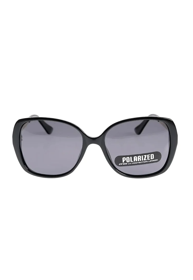 Ochelari de soare  rame negre, brate metalice, lentile polarizate,