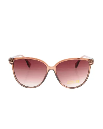 Ochelari de soare stil cat eye cu design rafinat si nuante calde