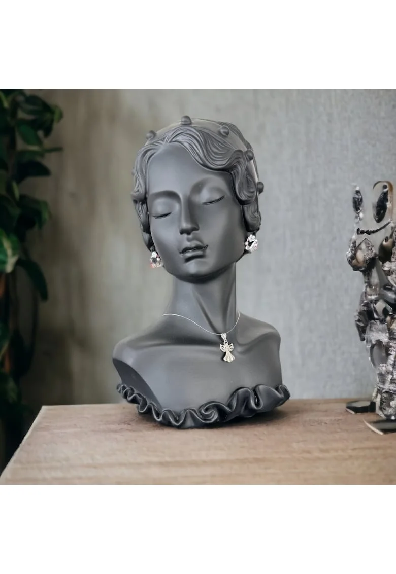 Colier fir transparent cu pandantiv inger din argint 925