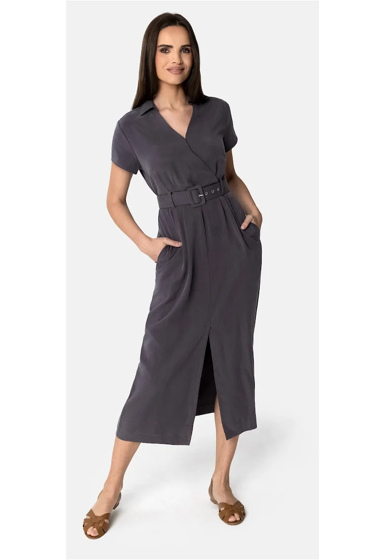 Rochie  lyocell, grafit, Gri grafit