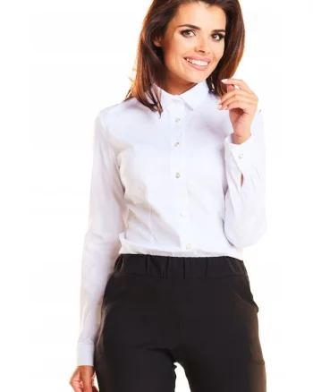 Camasa eleganta de dama clasica,, Alb