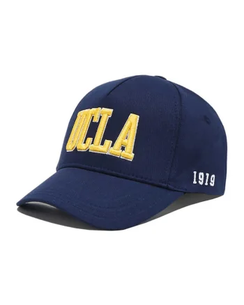 Sapca baseball unisex cu broderie logo supradimensionata Ranch, Albastru inchis