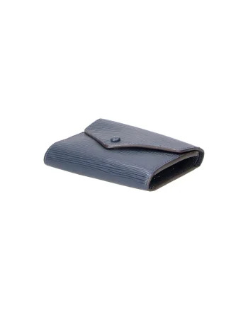 Portofel de piele cu clapa