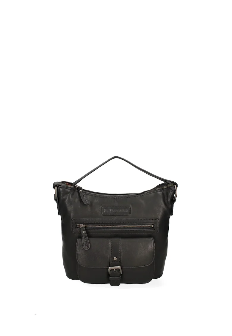 Geanta messenger de piele