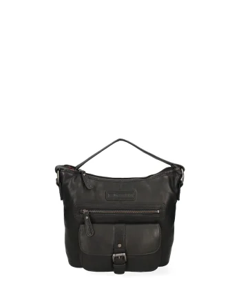 Geanta messenger de piele