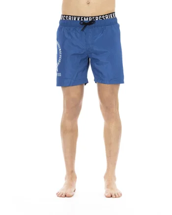 Pantaloni scurti de baie cu imprimeu logo