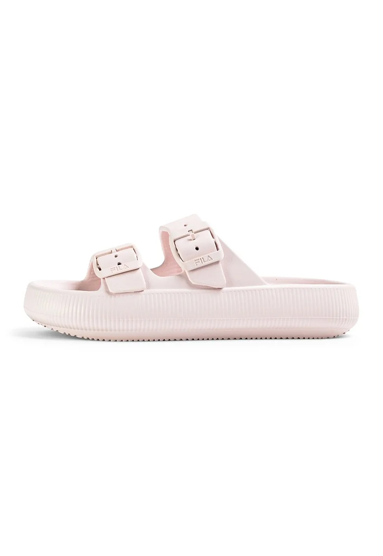 Papuci flatform Treno, Lila