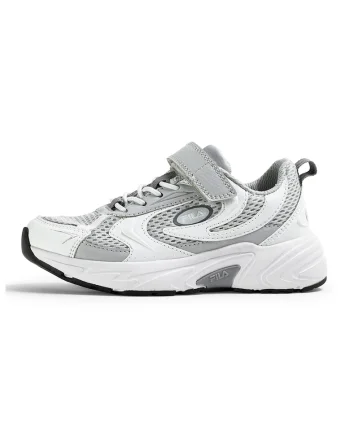 Pantofi sport wedge cu insertii de plasa Kreatix, Alb/Gri deschis