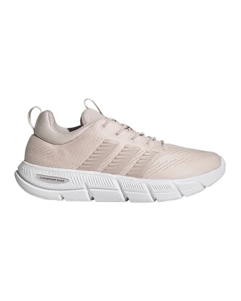 pantofi sport Cloudfoam Flex low-cut din material textil, Alb optic/Roz prafuit
