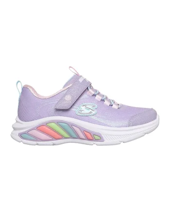 Pantofi sport cu LED Rainbow Cruisers - Glitzy Glo, Albastru glaciar/Ametist