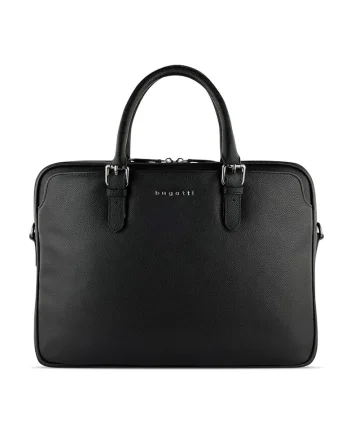 Geanta business dama  Bella, piele naturala, 49480701, Negru