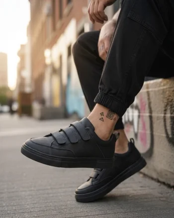 Adidasi barbati casual  negri C35