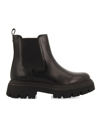 Ghete Chelsea de piele cu aspect masiv Hetland