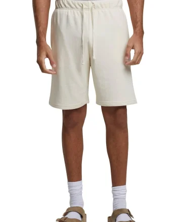 Pantaloni scurti din amestec de bumbac cu snur