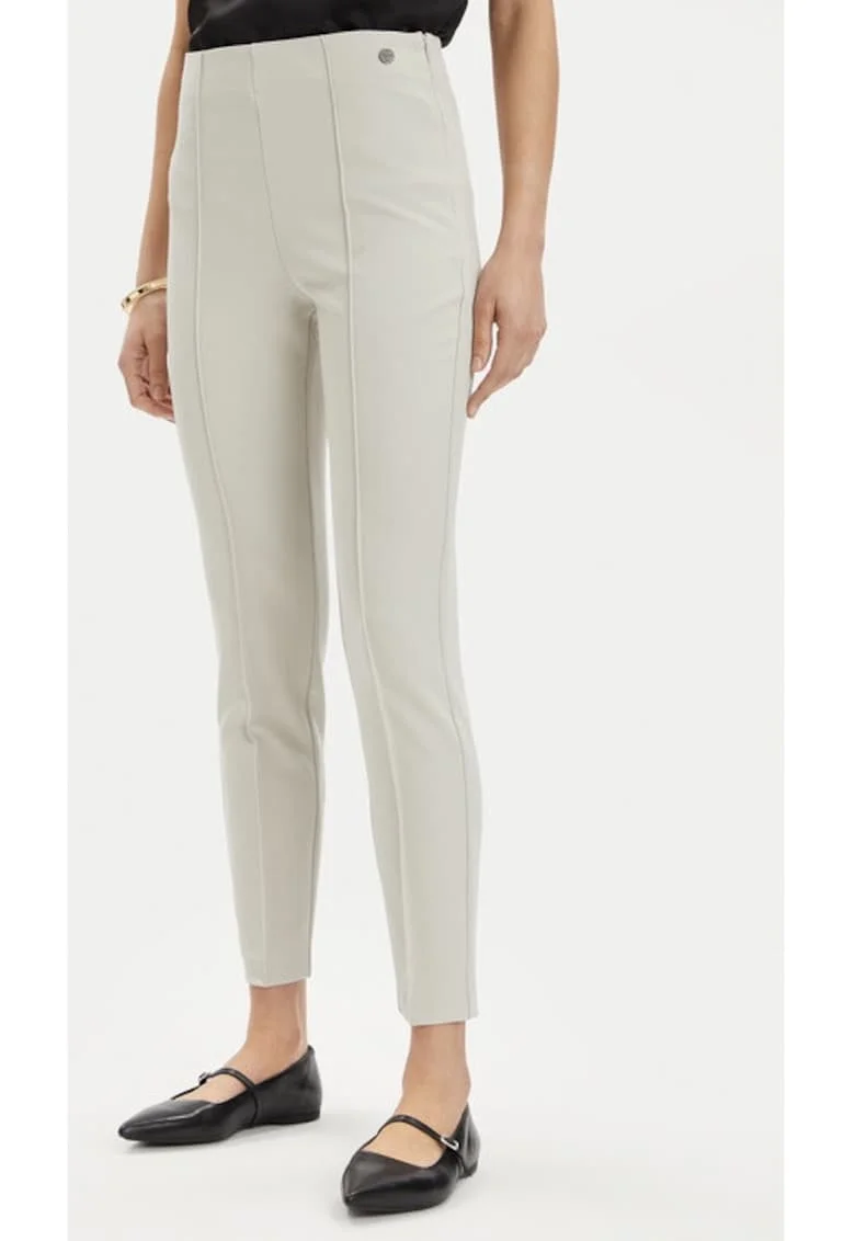 Pantaloni dama,  65848, Poliester, Ecru