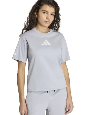 Tricou de bumbac cu imprimeu logo Z.N.E., Alb/Gri deschis