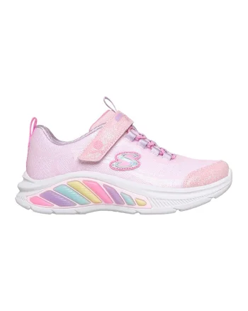Pantofi sport cu LED Rainbow Cruisers - Glitzy Glo, Roz deschis/Roz pastel