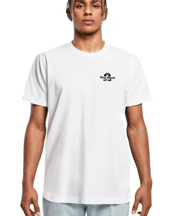 Tricou cu imprimeu grafic, Alb/Verde