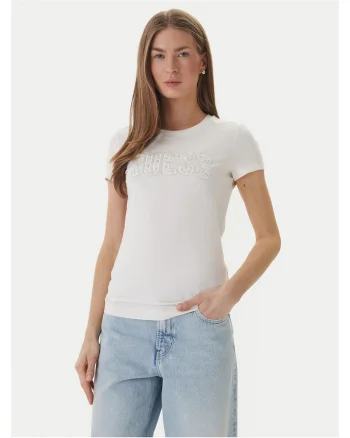 Tricou,  Bumbac, Alb, Pentru dama - 654989, Alb