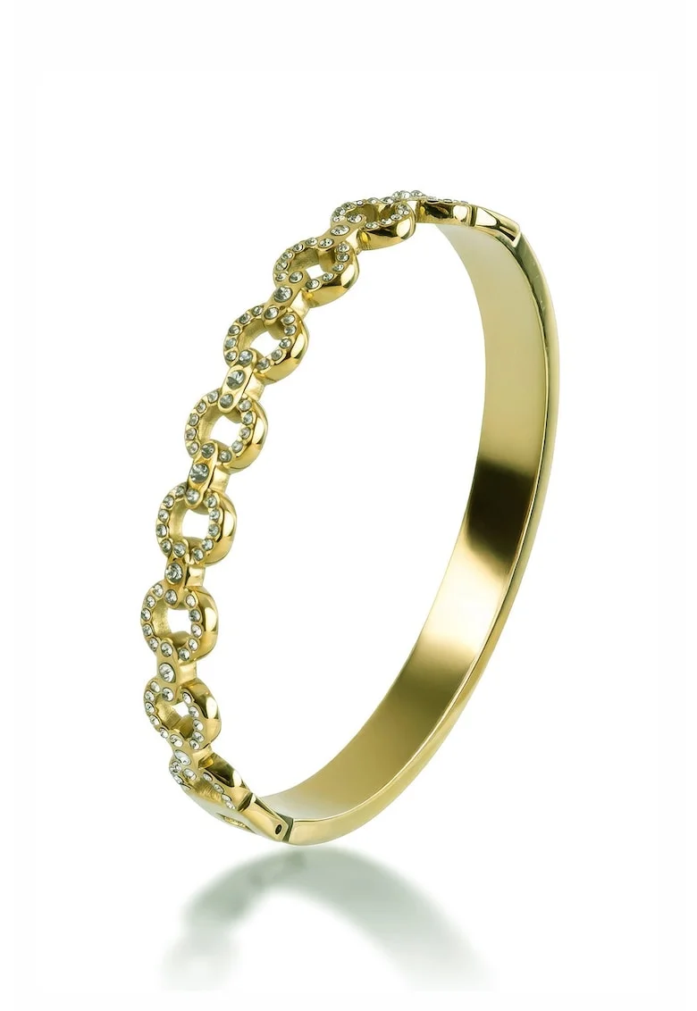 Emily Westwood, Bratara rotunda placata cu aur de 18K, Auriu