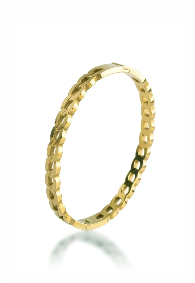 Emily Westwood, Bratara rotunda placata cu aur de 18K, Auriu