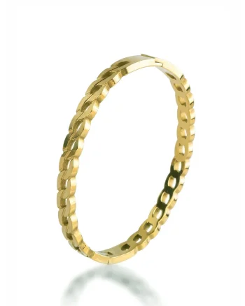 Emily Westwood, Bratara rotunda placata cu aur de 18K, Auriu