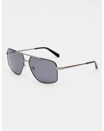 Ochelari de soare aviator cu lentile polarizate, Argintiu inchis