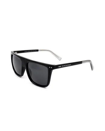 Ochelari de soare unisex dreptunghiulari polarizati, Negru