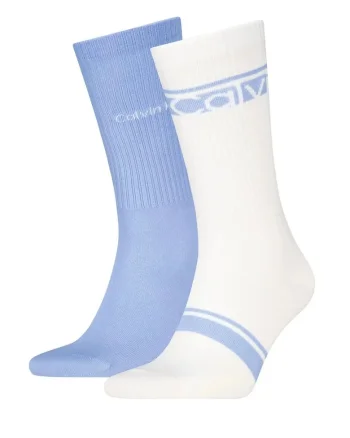 Set 2 perechi sosete lungi  701238808 ONE SIZE Alb, Albastru, Alb/Albastru deschis