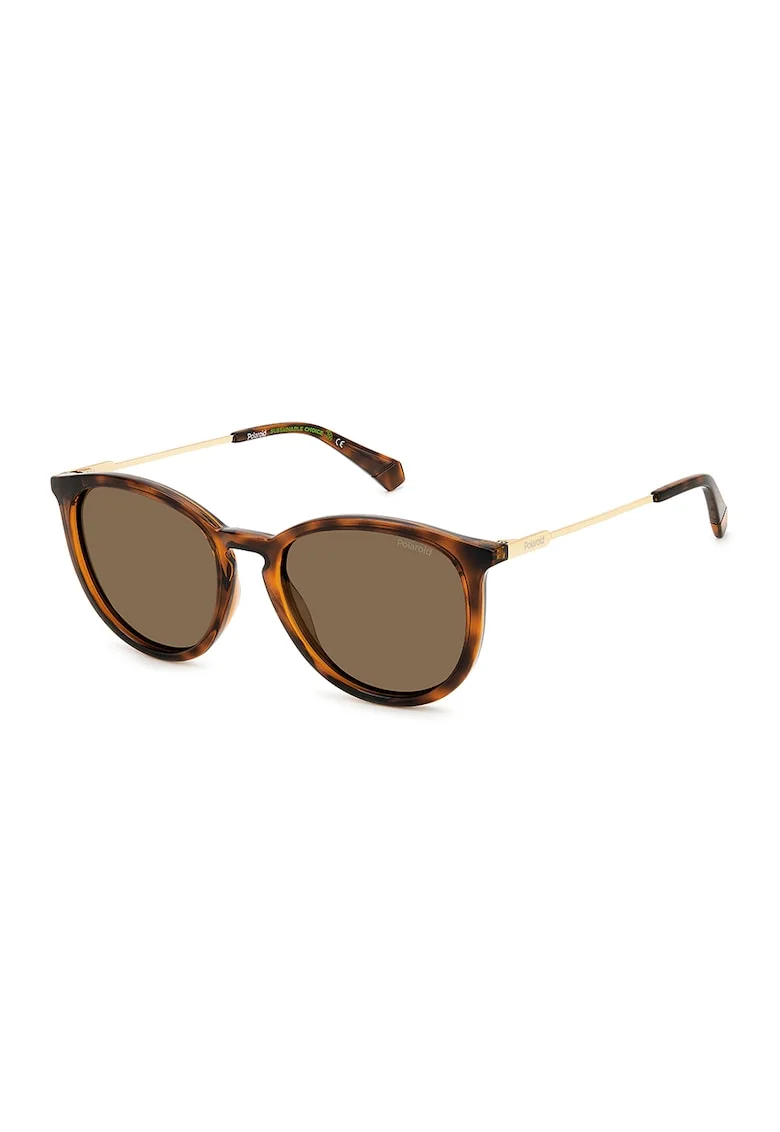 Ochelari de soare unisex pantos polarizati, Auriu/Maro/Maro scortisoara