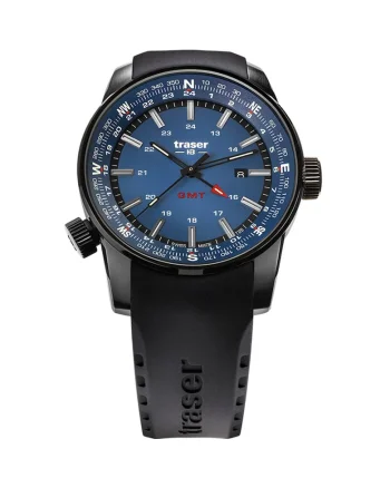 Ceas barbatesc  109743, Quartz, 46mm, 10ATM, Negru