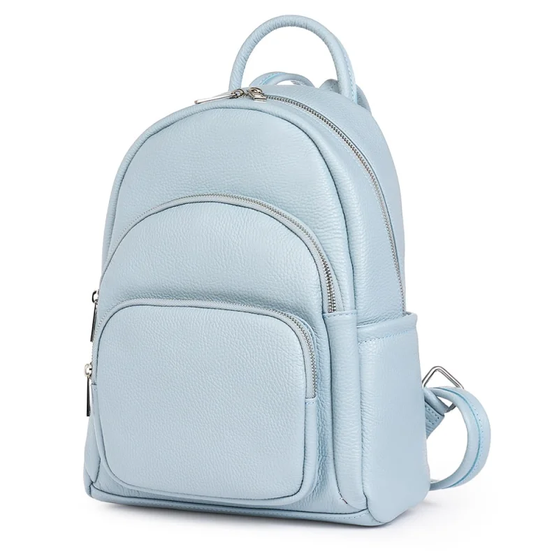 Rucsac din piele naturala Alghero bleu