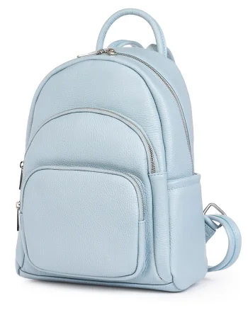 Rucsac din piele naturala Alghero bleu