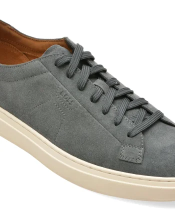 Pantofi sport BOSS gri, 3162, din piele naturala
