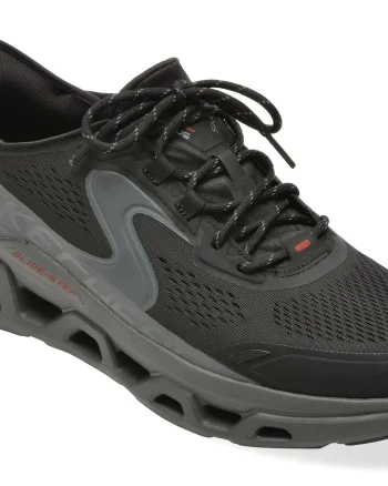 Pantofi sport SKECHERS negri, 232921, din material textil