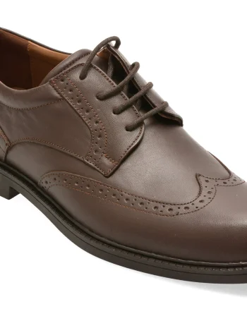 Pantofi eleganti BITE THE BULLET maro, RM108, din piele naturala