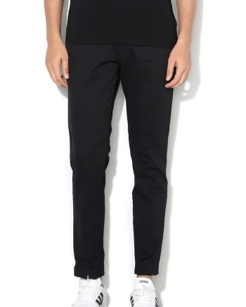Pantaloni chino slim fit GapFlex, Negru