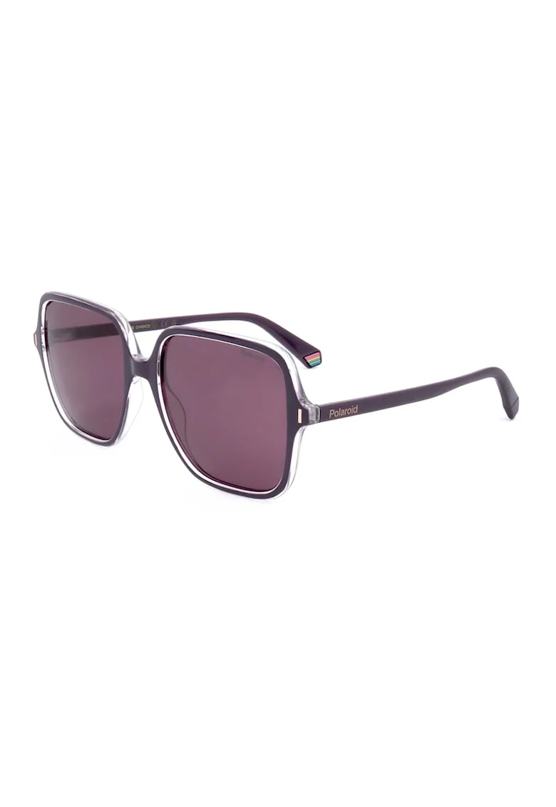 Ochelari de soare patrati cu lentile polarizate, Violet pruna