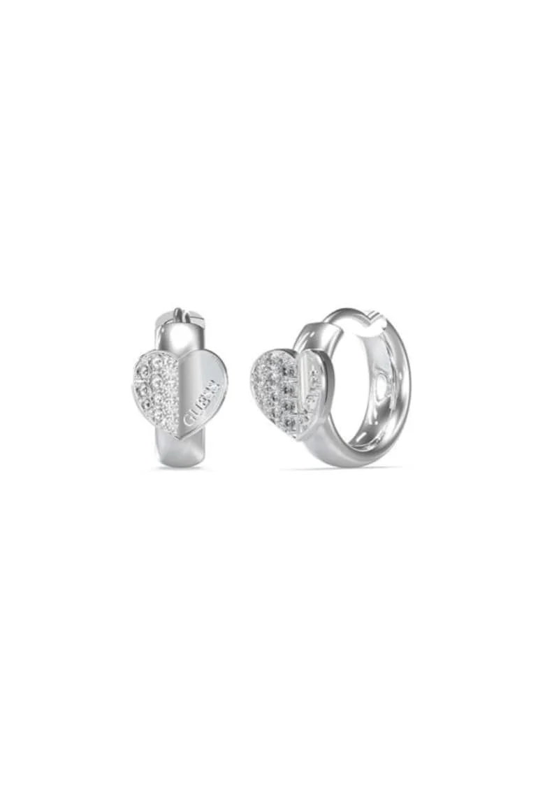 Cercei  Lovely rotunzi cu cristale JUBE03039JWRHT-U, Argintiu