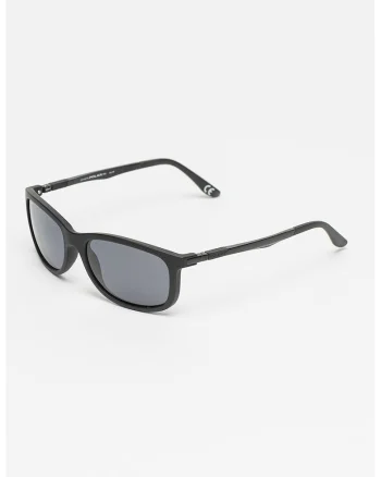Ochelari de soare dreptunghiulari cu lentile polarizate, Negru