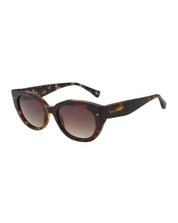 Ochelari de soare cat-eye cu lentile in degrade, Maro