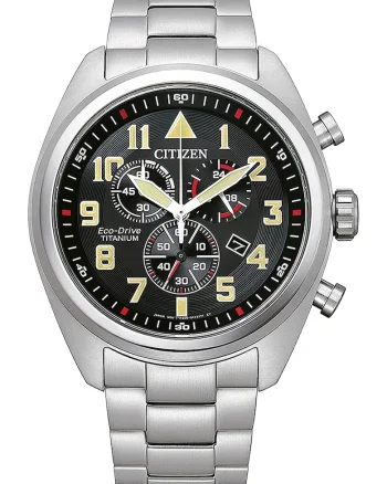 Ceas cu titan Argintiu - 46745, Argintiu/Negru