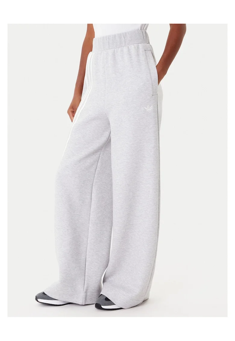 Pantaloni dama,  bumbac, gri,