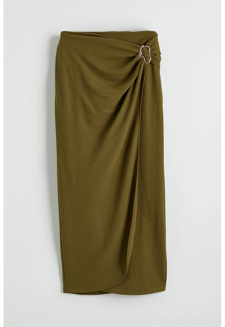 Fusta midi uni, Kaki