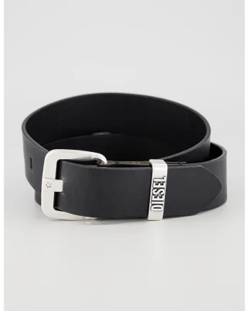 Curea din piele Star III, Negru