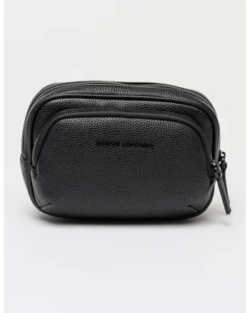 Borseta de piele ecologica, Negru stins