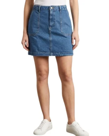 Fusta mini din denim,