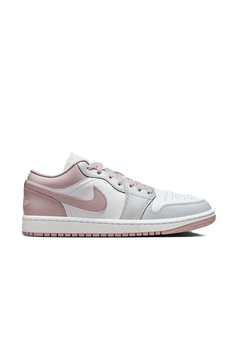 Pantofi sport dama  WMNS AIR JORDAN 1 LOW, Piele ecologica, Alb, Alb
