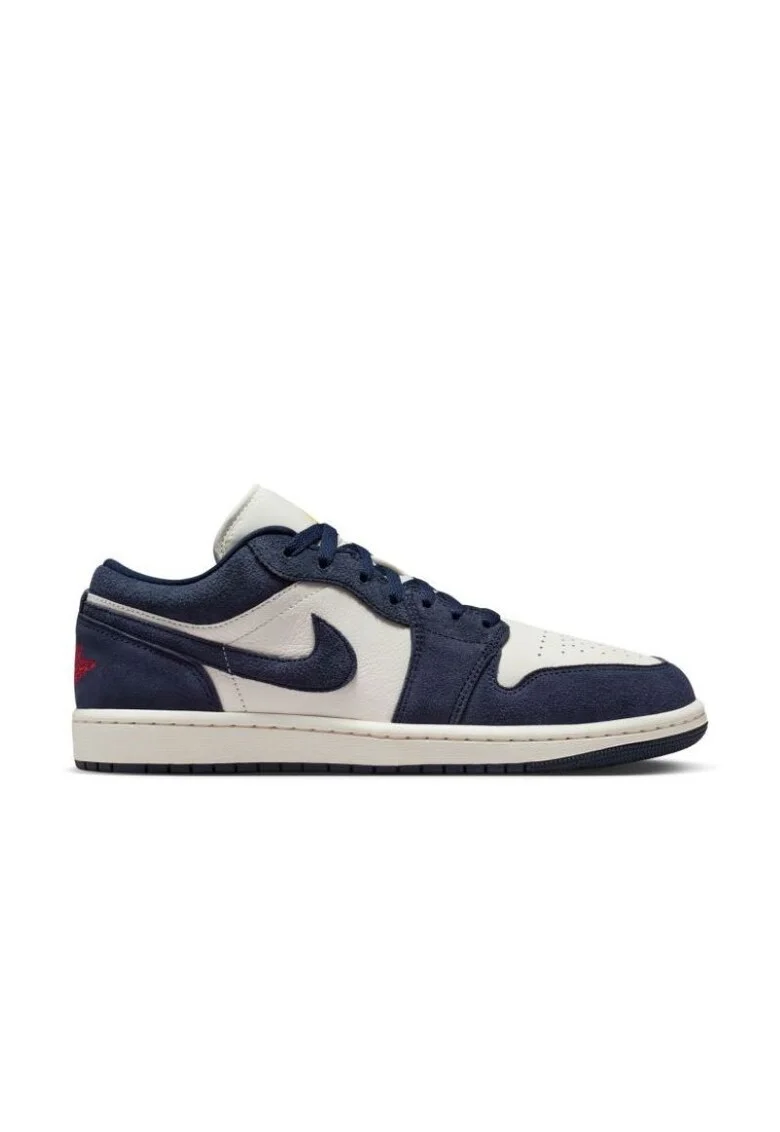 Pantofi sport barbati  AIR JORDAN 1 LOW SE, Piele ecologica, Albastru, Albastru