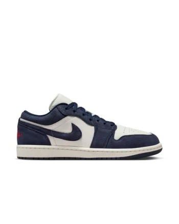 Pantofi sport barbati  AIR JORDAN 1 LOW SE, Piele ecologica, Albastru, Albastru